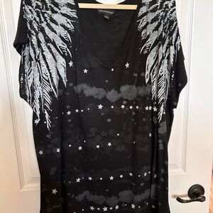 Rock and Republic 3X black concert rockabilly shirt